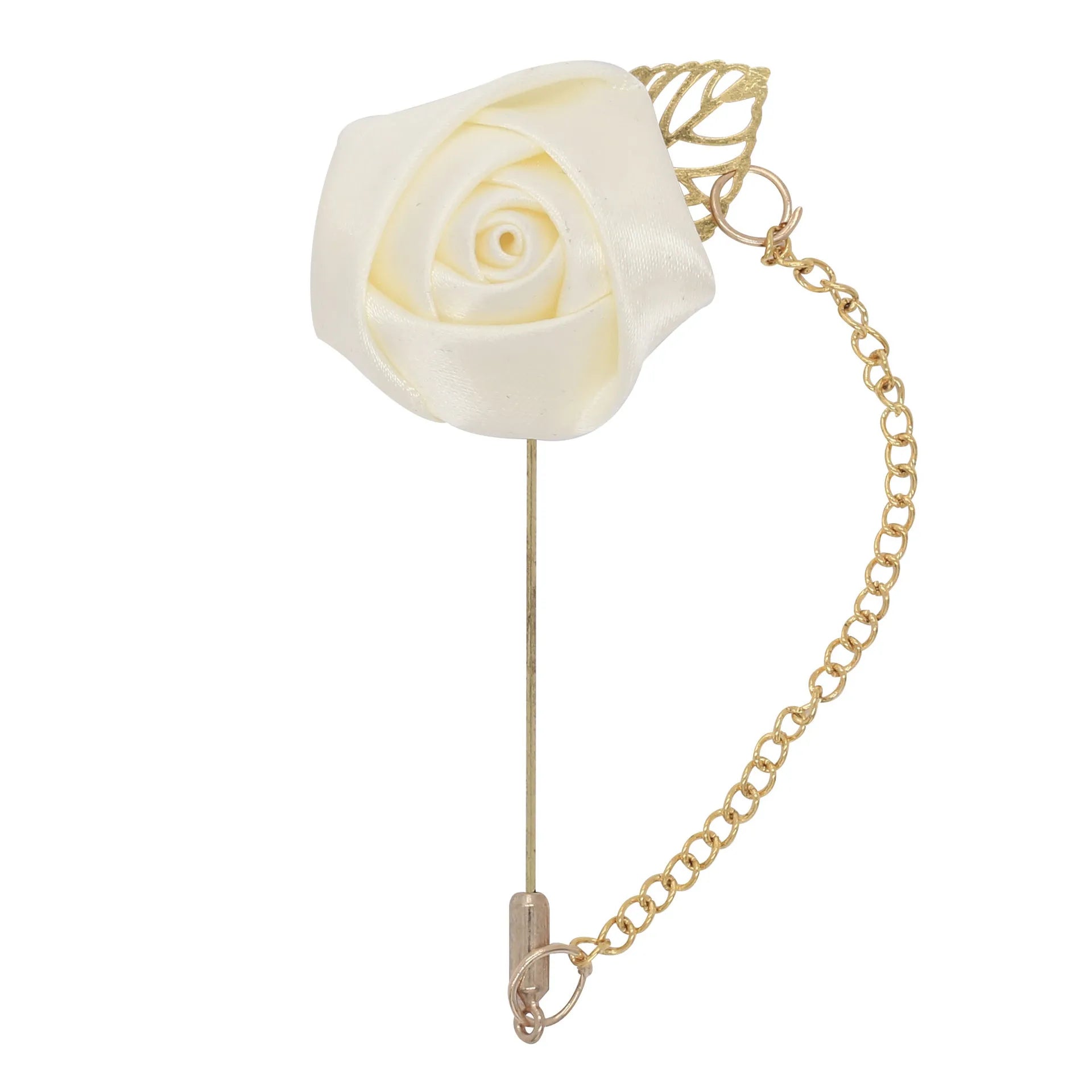 Burgundy Boutonnieres Wedding Accessories Groom Corsage Lapel Pins Ribbon Rose Flower Women Buttonhole Brooch Mariage Prom Decor