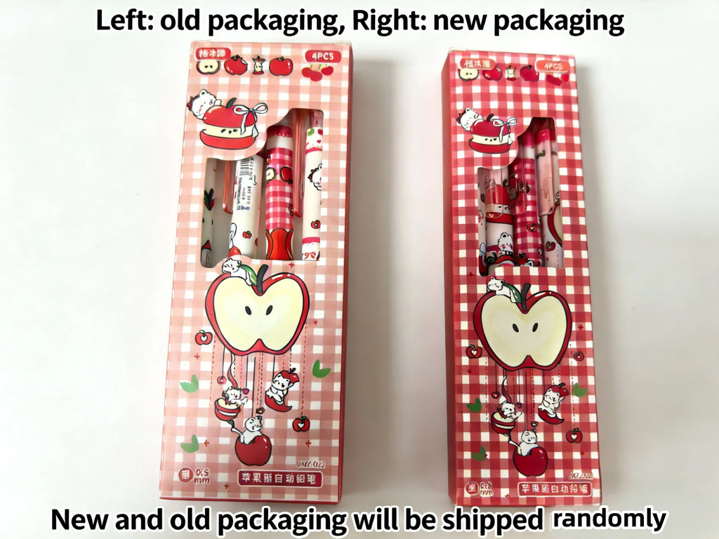 4Pcs 0.5mm Mechanical Pencils with Eraser Smooth Writing Erasable Press Automatic Pencil School Office Supply Student Stationery
