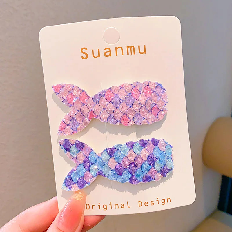 Kids Hair Clip Princess Hairpins Hair Ornament Cute Hair Accessories For Birthday Gift Party