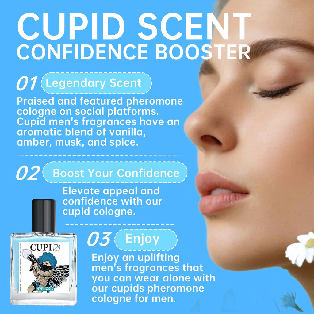 Cupid Cologne Perfume Pheromone Fragrance Spray of Man to Attract Women,Seductive Flirting Scent Female Dating,Angel Body Mist