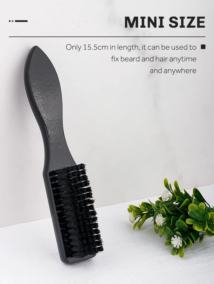 Professional Solid Wood Hairdressing Soft Hair Cleaning Brush Barber Neck Duster Brush Hair Remove Comb Hair Styling Tools Combs
