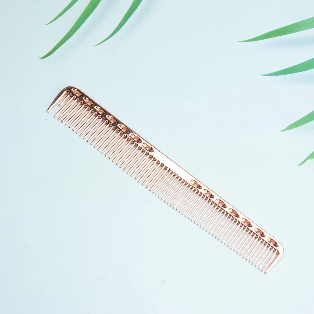 Space Aluminuml Hair Comb Pro Hairdressing Combs Расческа Для Волос Hair Cutting Dying Hair Brush Barber Tools Salon Accessaries