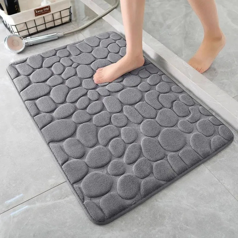 【Hot sales】Bathroom Floor Mat Absorbent Floor Mat Bathroom Door Door Toilet Quick-drying Non-slip Carpet Door Mat Entry Mat