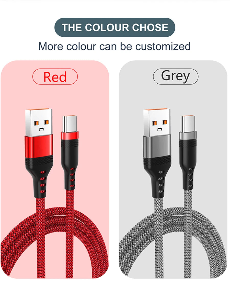 USB Type-C Extended  3M 5M 8-Meter Android Micro USB Fast Charging Cable For Huawei Xiaomi Vivo Oppo And Leeco Phone Data C