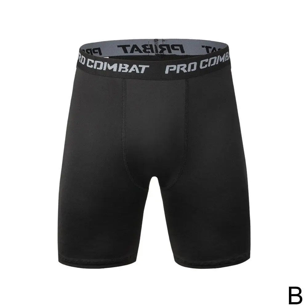 Men Bodybuilding Shorts Fitness Workout Inseam Gym Knickers Male Muscle Alive Elastic Compression Tights Skinny Leggins Hombre