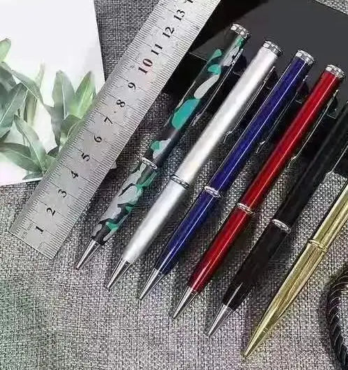 5Pcs Portable Ballpoint Pen with Edc Tool Protector Metal Cut Pens for Students Teacher Office Writing Supplies Outdoor Gifts
