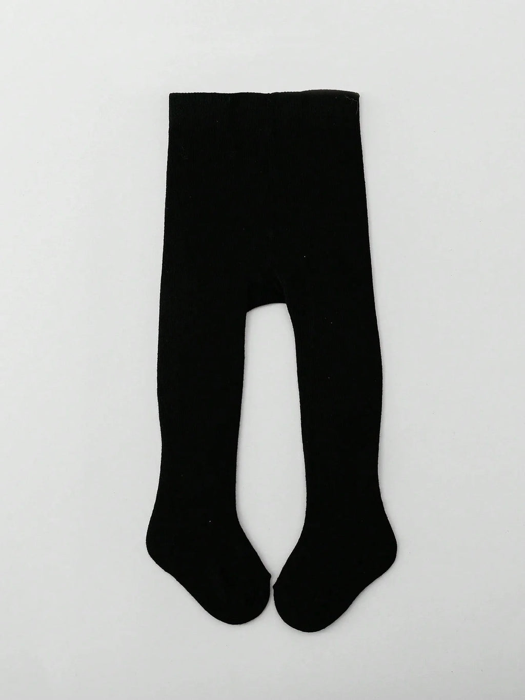 1 Pair of Infant Knitted Tight Panyhose, Soft Traceable Cotton Leggings White, Black Toddler Pants for 0-72 Months Baby Girls Wear