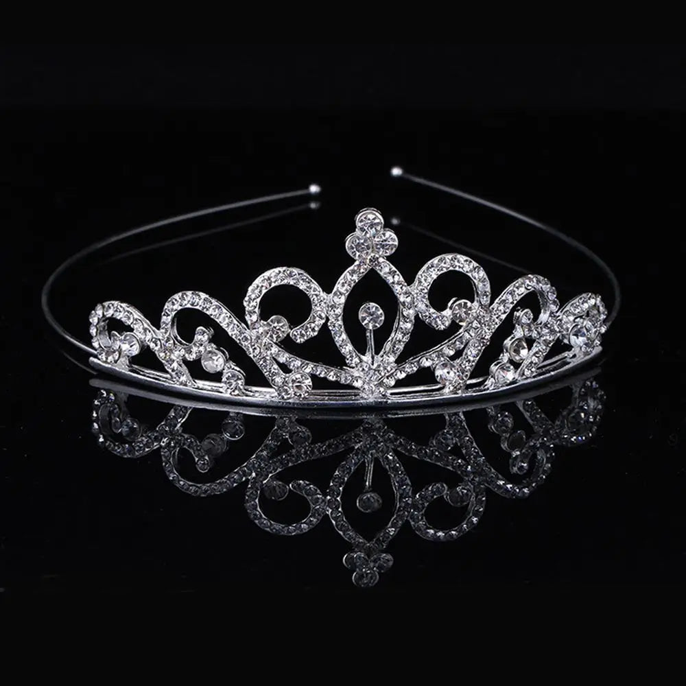 Crystal Wedding Tiaras Bridal Tiara Crown Headbands Women Girl Headpiece Prom Hair Ornaments Wedding Head Jewelry Accessories