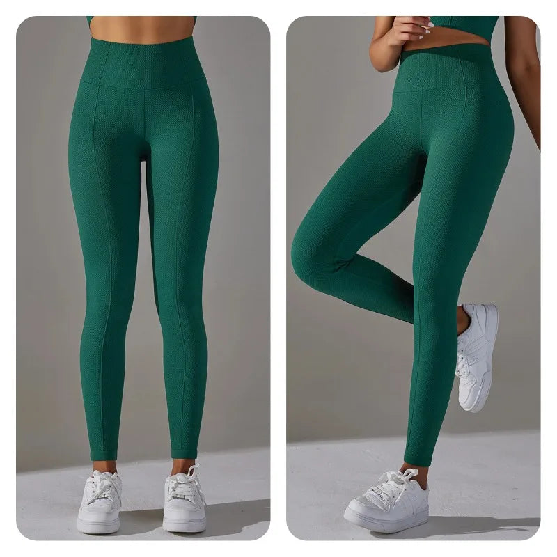 Gym Leggings Women Yoga Clothes Pants Women's Sportswear Yoga Woman Clothing Workout High Waist Tights Training Fitness Pants