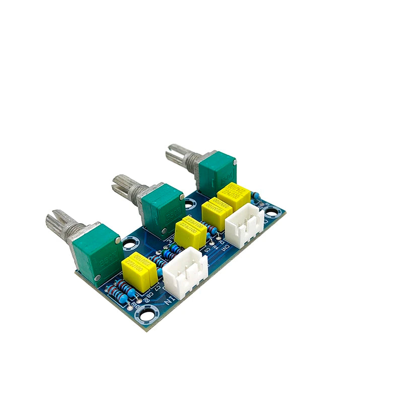 Diy Electronic PCB Board Passive Tone Board Amplifier Preamp Power Module Low High Sound Amplifier Board Adjustment Electonic
