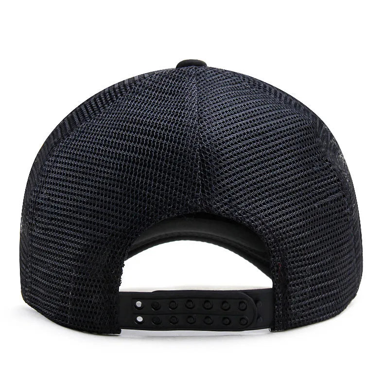 Unisex Cap Casual Plain Mesh Baseball Cap Adjustable Snapback Hats For Women Men Hip Hop Trucker Cap Streetwear Dad Hat
