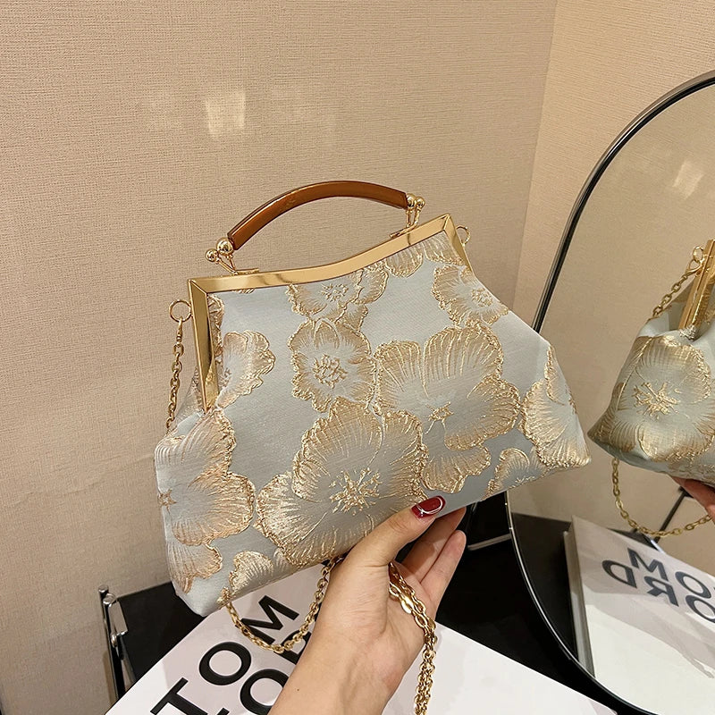 Women Party Dinner Bag Fashion Exquisite Ladies Dinner Bag Luxury Elegant Chain Simple Formal Gorgeous Crossbody Daily use Purse