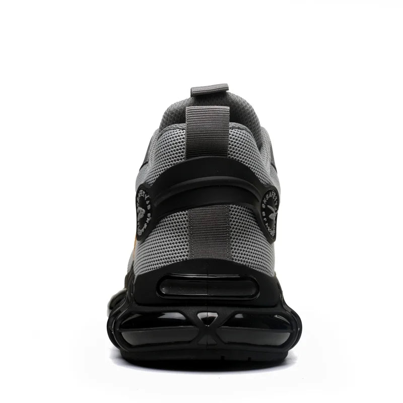 Unisex Rotating Button Safety Shoes Men For Work Sneakers Shoes Puncture-Proof Protective Women Shoes Steel Toe Work Boots