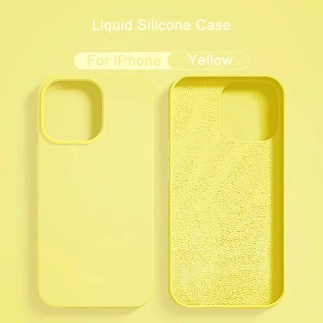 Liquid Silicone iPhone Case – Soft Touch Shockproof Protective Cover