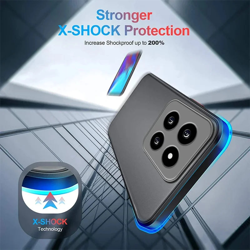 Shockproof Armor Case For Xiaomi 13T Pro 12 11 Lite 5G NE Lens Protector Silicone Cover For Xiaomi 11T 12T 13T Pro Matte Cases