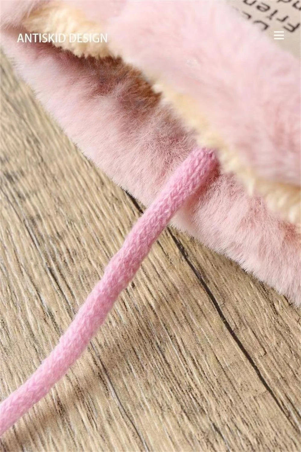 Women's Suede Plush Hanging Neck Gloves Winter Warm Windproof Gloves Outdoor Skiing Cold-Proof Student Mittens Christmas Gift