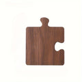 1pc Puzzle Shaped Mat - Protects Tabletops and Enhances Home Decor with Natural Wood Coaster for Drinks, Beverages, and Coffee