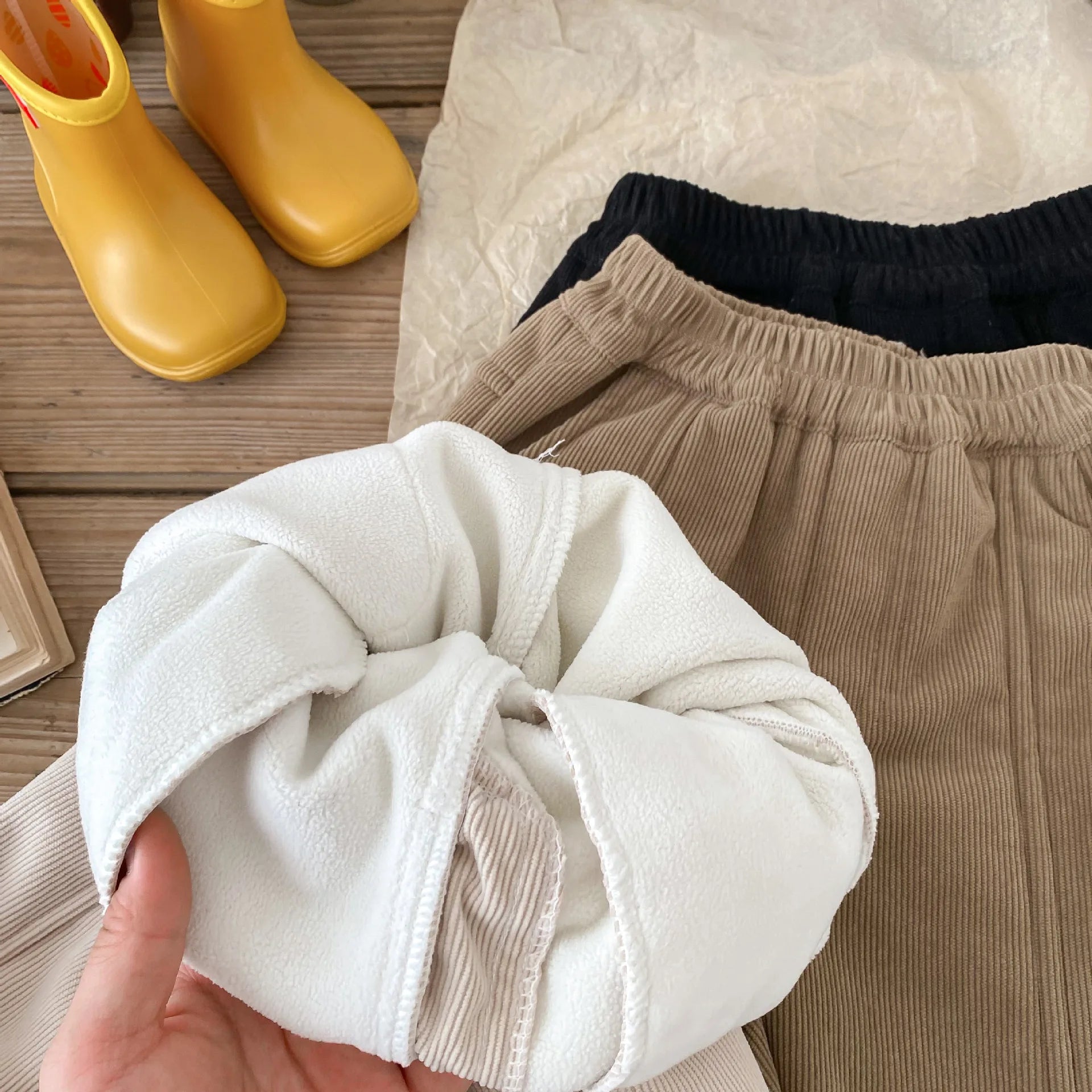 MILANCEL 2026 Spring Autumn Solid Kids Boys Straight Pants Fashion Children Clothing Trousers Brief Jeans for 1-6 Years