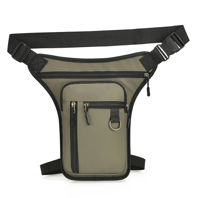 Motorcycle Leg Bags Waterproof Waist Pack Men Fanny Thigh Canvas Belt Outdoor Bike Hot Man Adjustable Leg Bag Package Moto Bag