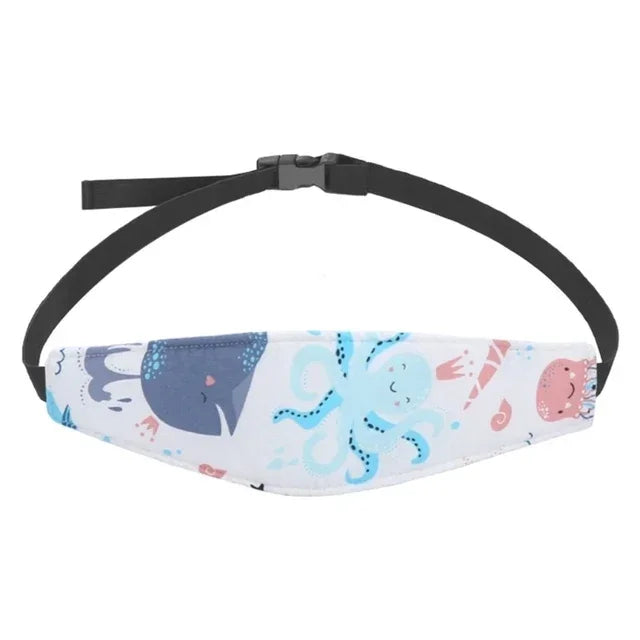 Toddler Sleep Positioner Baby Carseat Head Support Adjustable Infant Stroller Neck Relief Strap Pillow Fastening Belt Headrest