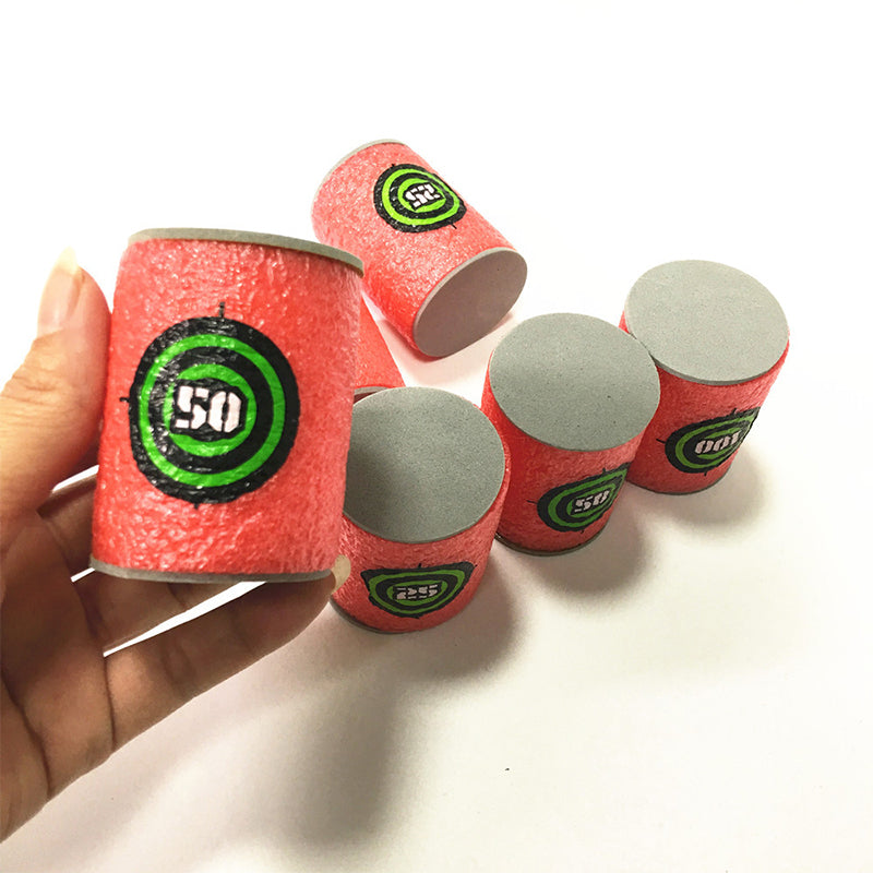 7.2cm 100pcs for Nerf Soft Bullets Darts Round Head Refill Sponge Darts Kids Children Toy Gun Bullets for NERF N-Strike Blasters