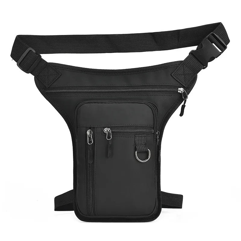 Motorcycle Leg Bags Waterproof Waist Pack Men Fanny Thigh Canvas Belt Outdoor Bike Hot Man Adjustable Leg Bag Package Moto Bag