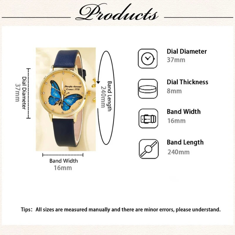 Luxury Fashion Women Watch Multi-color PU Leather Strap Ladies Quartz Wristwatch Alloy Bracelet for Ladies Gift Relógio Feminino