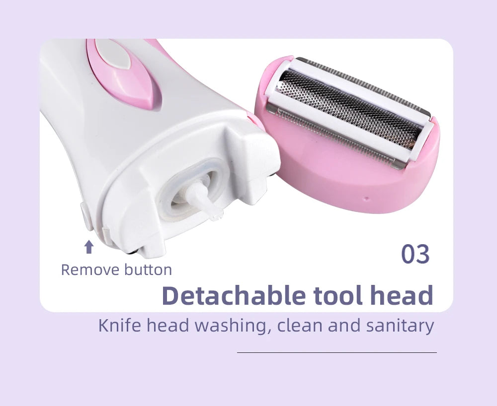 Kemei-3018 Women Shave Wool Device Knife Electric Shaver Wool Epilator Shaving For Lady Shaver Female Care KM-3018 Free Shipping