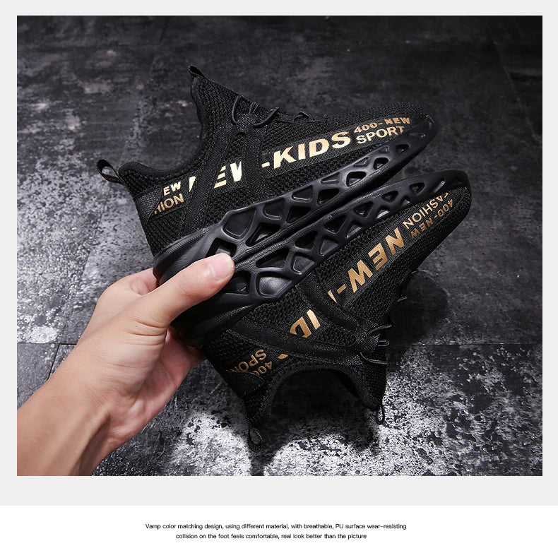 Kids Casual Low Top Lace Up Sneakers Boys Girls Breathable Lightweight Anti Slip Outdoor Walking Children Sports Running Tennis