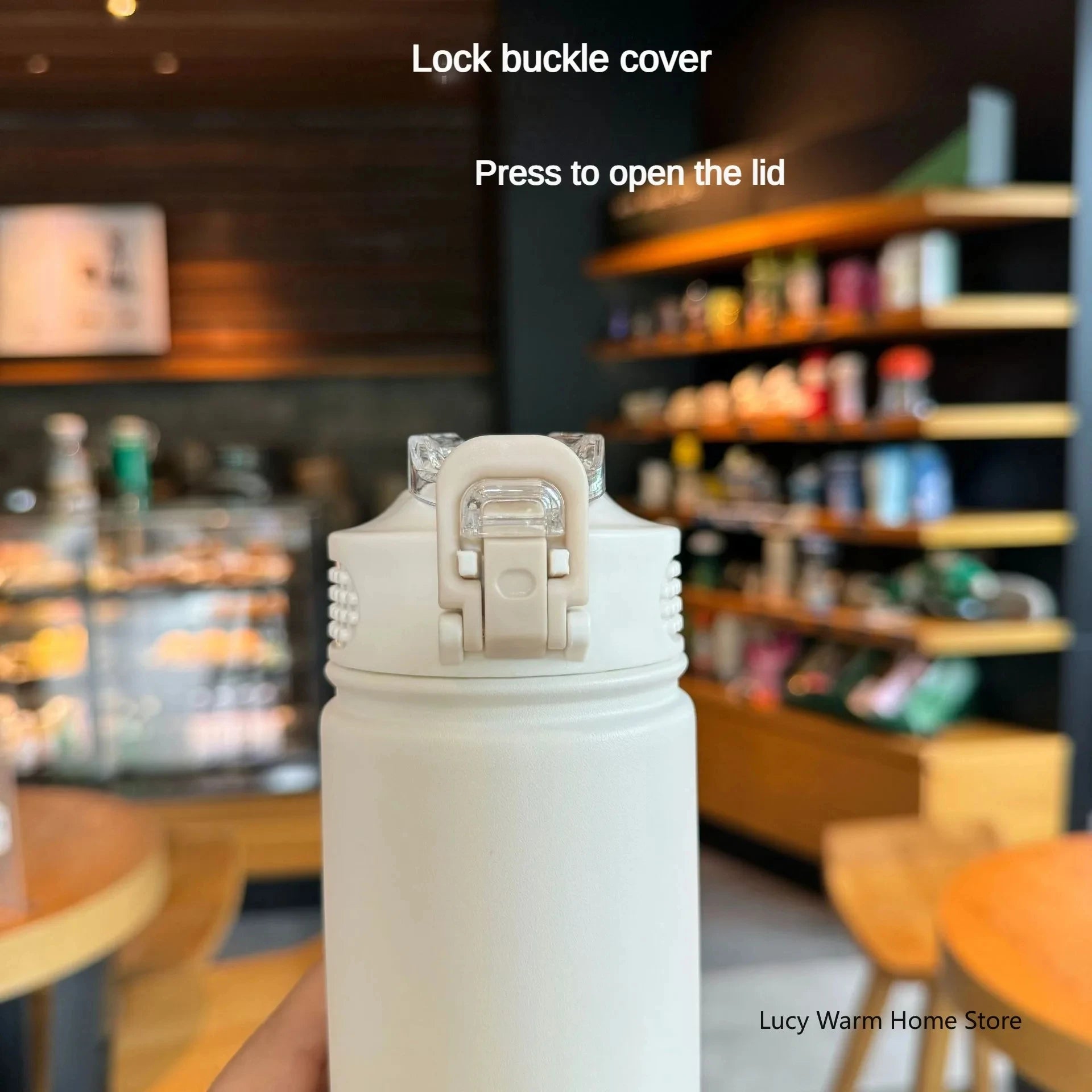 Thermal Water Bottle with Straw 750/600ML Stainless Steel Bottle Keeps Cold and Heat High Capacity Thermal Mug Thermos Bottle