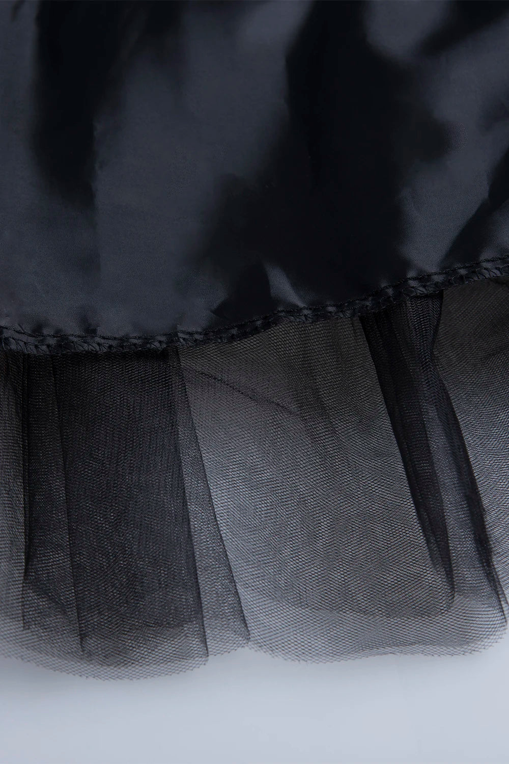 BABYONLINE Women Tiered Tulle High Low Skirts Elastic Waist Petticoat Puffy Long Tulle Skirt Female Maxi Skirt Free Size