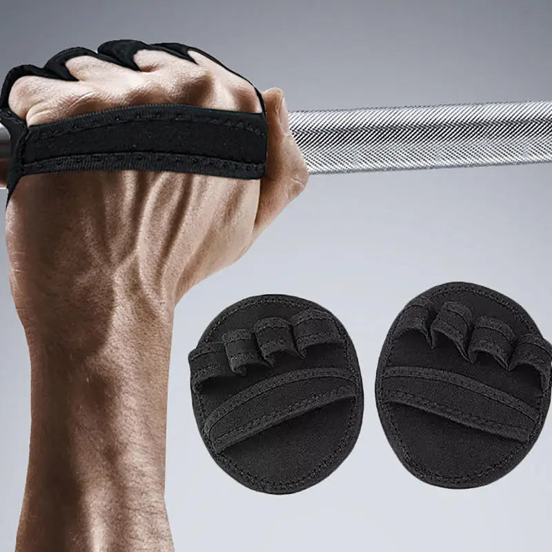 1/2 Pairs Powerlifting Gym Gloves Breathable Horizontal Bar Booster Gloves Weightlifting Palm Guard Fitness Glove For Men Women