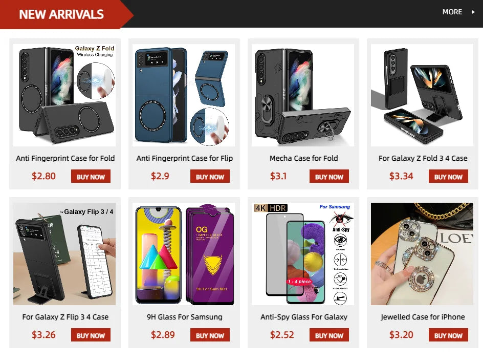 For Galaxy Z Flip7 Case Ultra Slim Wireless Charging Anti Shock Phone Cover Lightweight Flip 5/6 Solid Protecive Cover