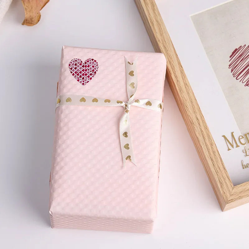 50-500pcs 1inch Red Heart Stickers for Valentine's Day Baking Packaging Sticker Envelope Seals Love Decorative Sticker