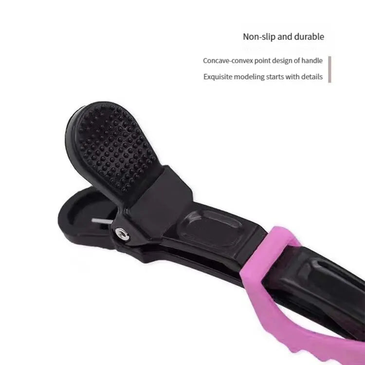 9PCS Alligator Clips and Steel Pins Pointed Tail Picking Comb Heat-resistant Anti-static Supplies Professional Hairdressing