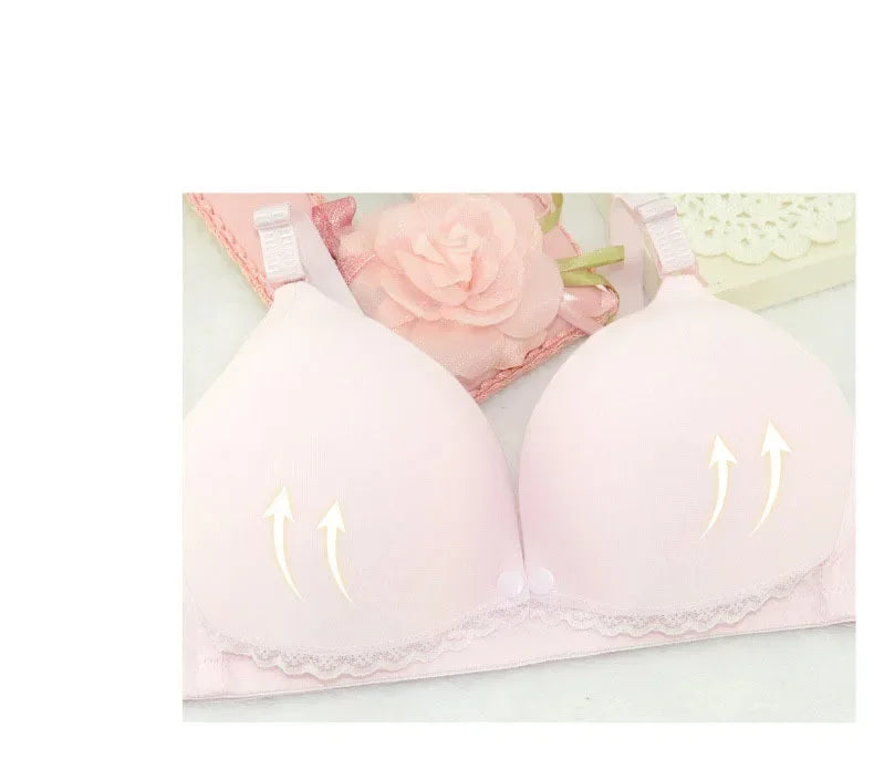 Cotton Maternity Nursing Bras Set Pregnant Breastfeeding Pregnancy Women Underwear Breast Feeding Bra soutien gorge allaitement