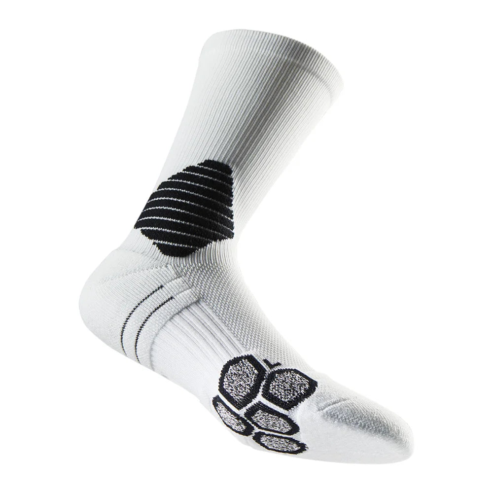 Ankle Support Socks for Sports Running Breathable Compression Socks for Men Women Athletic Non Slip Workout Socks for Basketball