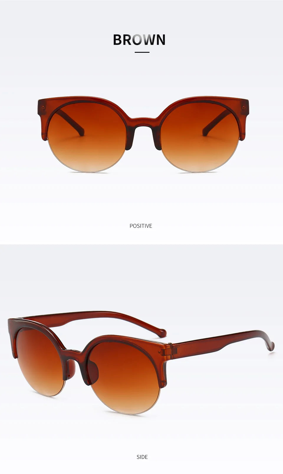 Cat Eye Women Sunglasses Oversized Sun Glasses Cat Eye Vintage Lens Mirror Female Eyewear Goggles for Women UV400 Gafas De Sol