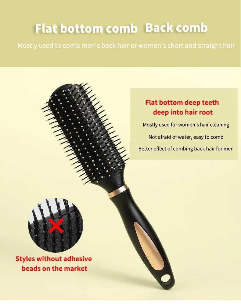 Air Bag Anti Static Comb Plastic Massage Anti Static Hair Brush Practical Care SPA Head Massager Household Curly Hair Hair Comb