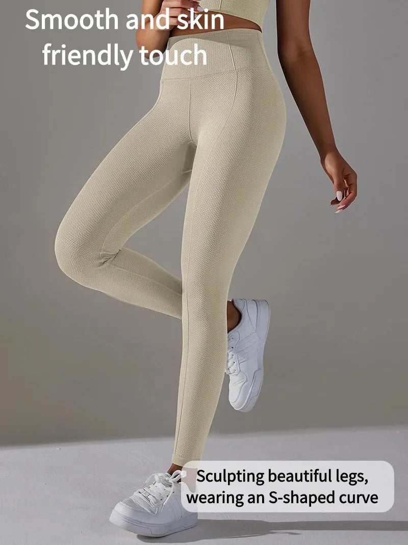 Gym Leggings Women Yoga Clothes Pants Women's Sportswear Yoga Woman Clothing Workout High Waist Tights Training Fitness Pants