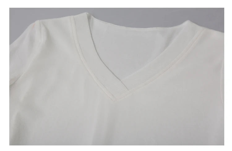 Women's Slim Fit V-Ne T-irt Me Inner Wear Top Spring Autumn Season Faionable Base irt Breathable Wear Resistant