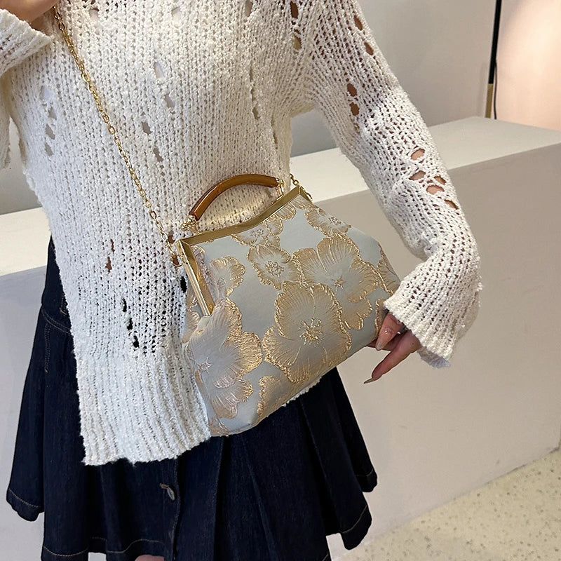 Women Party Dinner Bag Fashion Exquisite Ladies Dinner Bag Luxury Elegant Chain Simple Formal Gorgeous Crossbody Daily use Purse