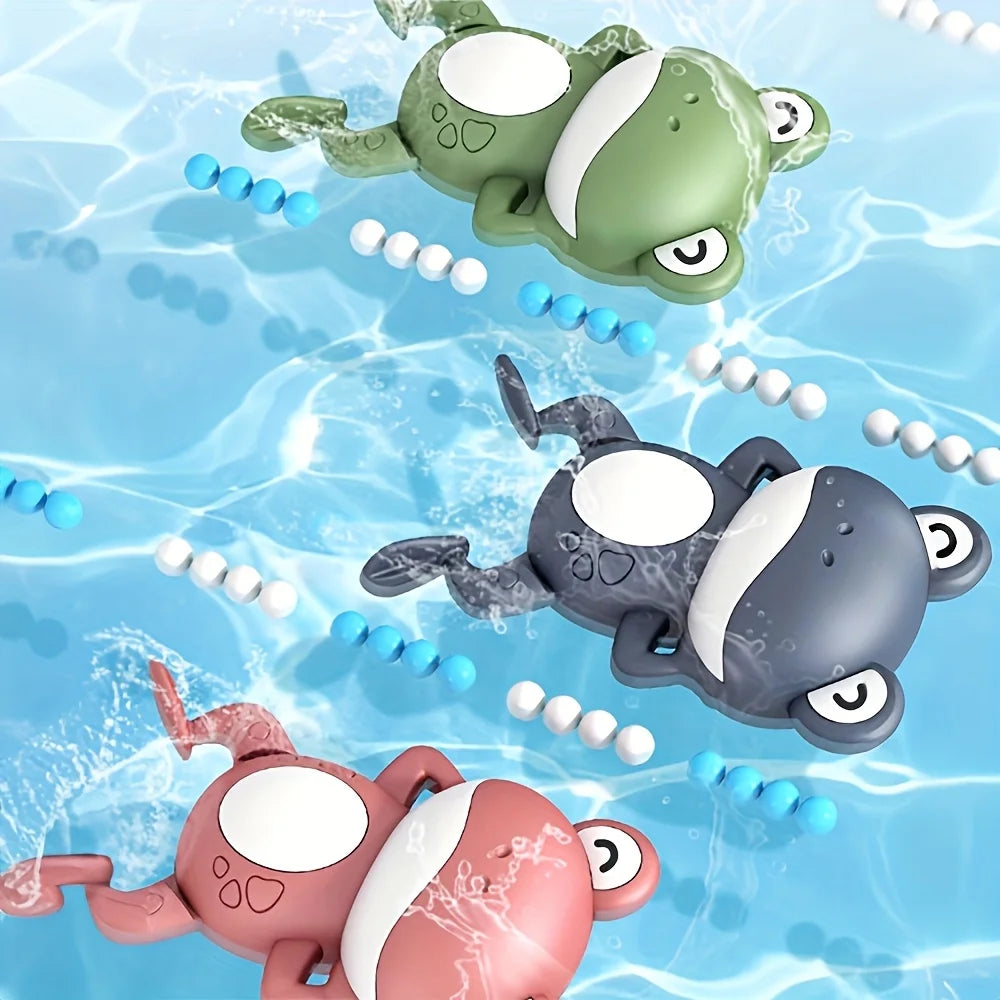 Frog Bath Toy - Non-toxic Plastic, Suitable for Water Games , Ideal Shower&Swimming Pool Game Partner, Gift for Summer Holiday