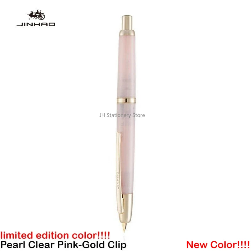 Burgundy Limited Edition!!! JINHAO 20 Press Fountain Pen Retractable Writing Ink Converter Office Supplies PK 10 A1 Stationery