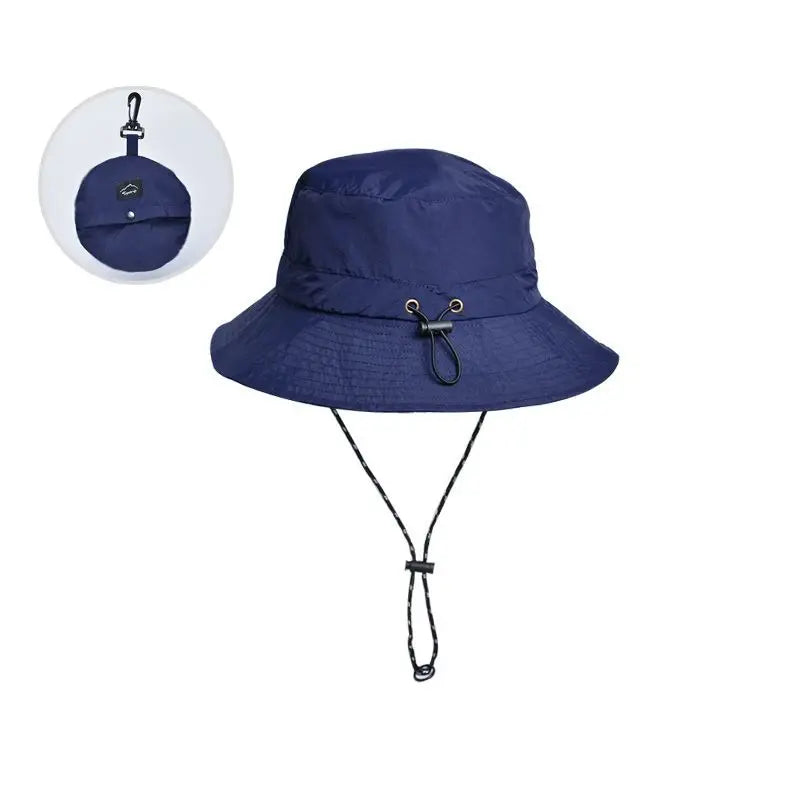 Panama Men And Women Spring Summer Waterproof Bucket Hat Fishing Mountaineering Sunshade Bucket Hat Outdoor Sports Fashion Cap