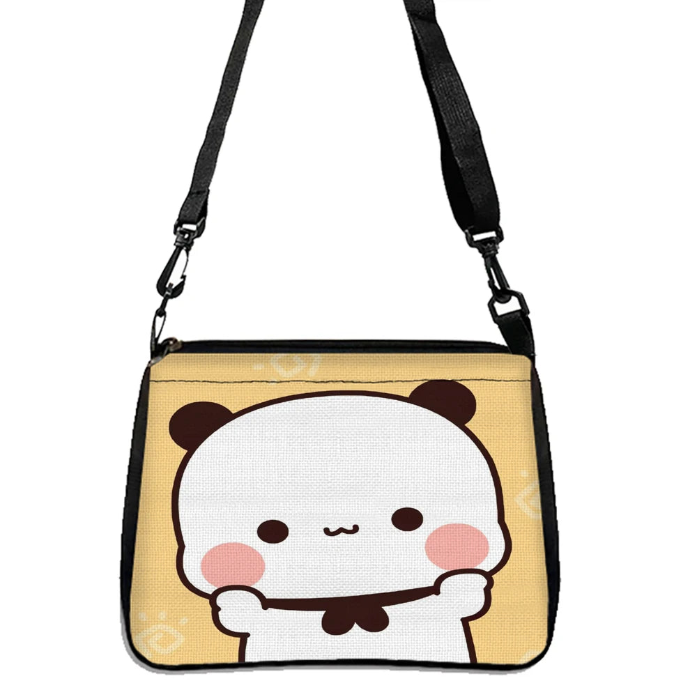 Women Shoulder Bag  Bubu Dudu Print Large Capacity Shopping Bags for Lady Cartoon Grocery Tote Bag Handbags 10.11