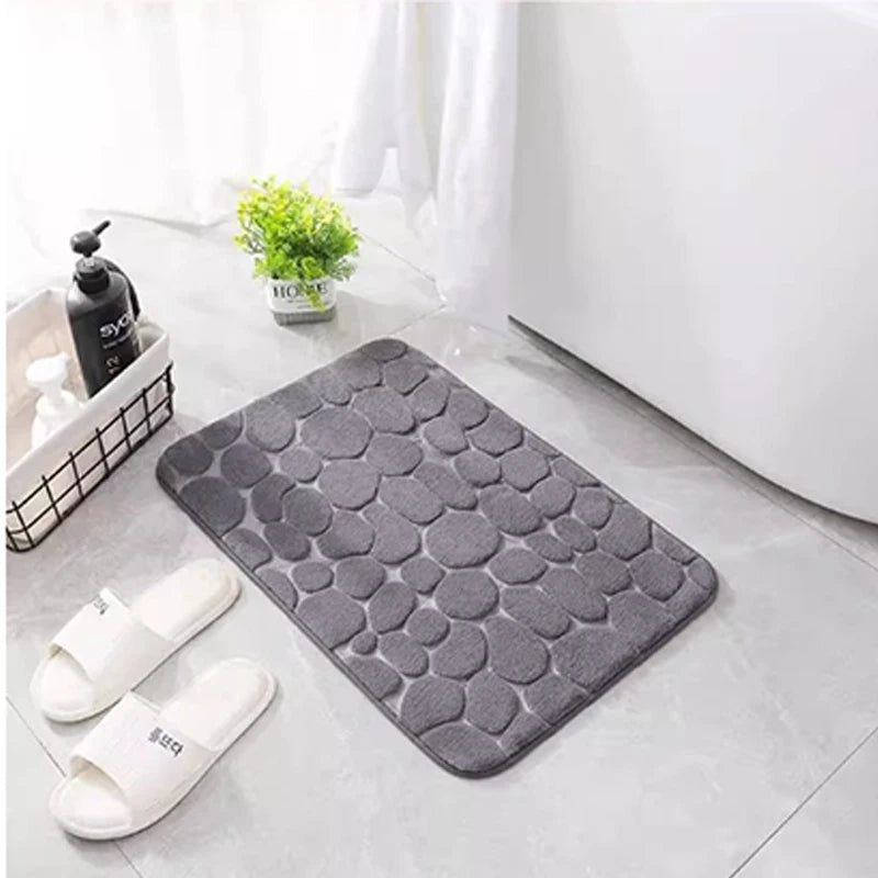 【Hot sales】Bathroom Floor Mat Absorbent Floor Mat Bathroom Door Door Toilet Quick-drying Non-slip Carpet Door Mat Entry Mat