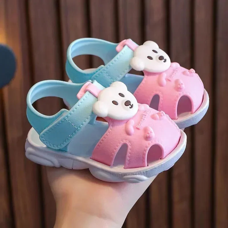 2026 Summer Baby Boys Girls Sandals Children Beach Sandals Cartoon Infant Toddler Shoes Comfortable Soft Sole Kids Student Shoes