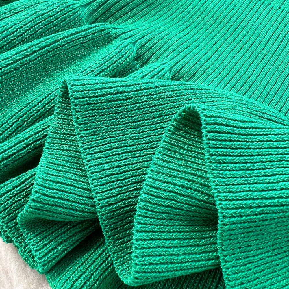 2025 Early Autumn Sexy Package Hips Ruffles Mini Dress Summer Fashion Y2K Knitted Bodycon Ladies Dress Korean Party Vestidos