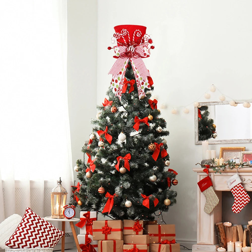 Christmas Celebration Red White Holiday Decoration Festive Accessory Great Holiday Centerpiece Versatile Usage For Holiday Table